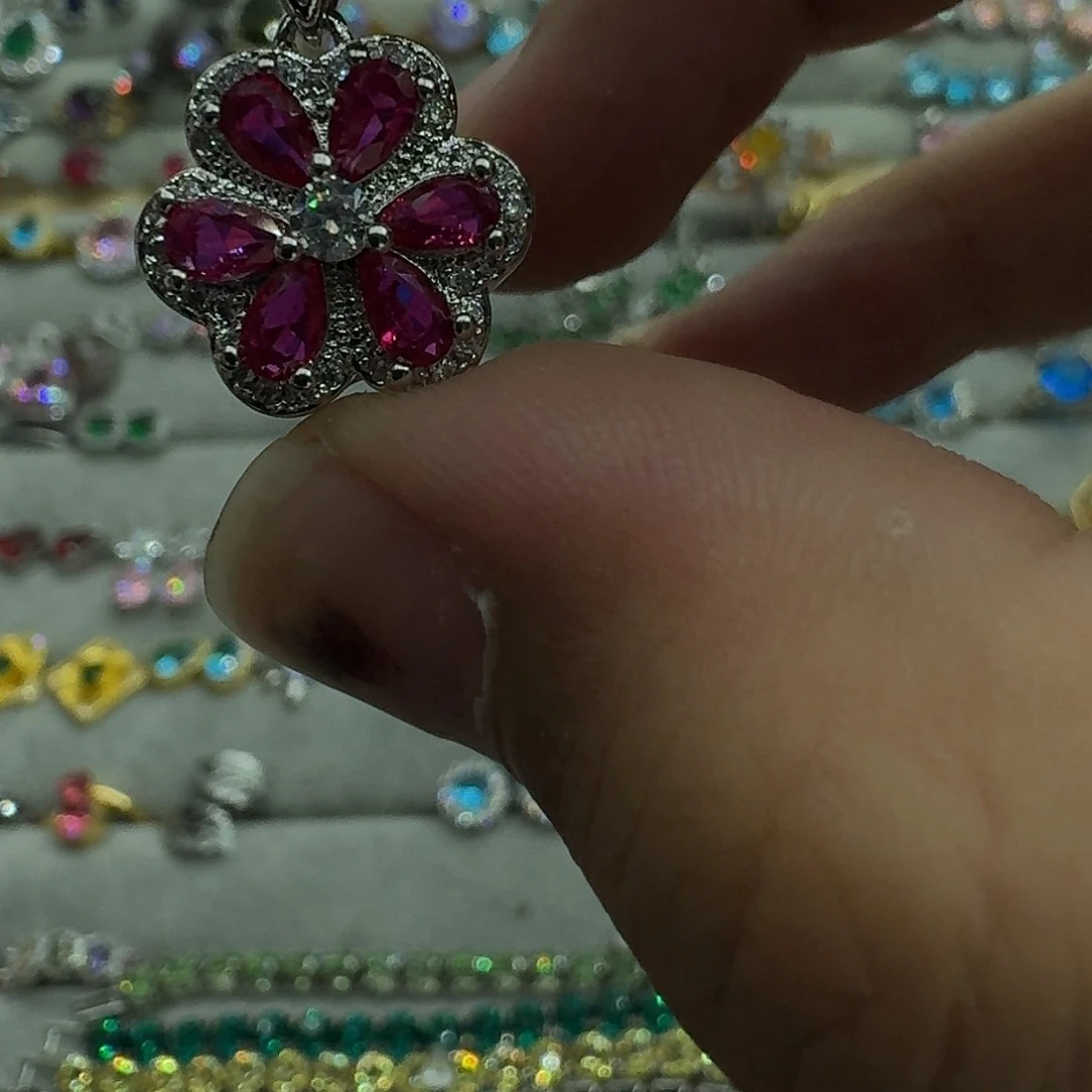 托帕石戒指银S925镶嵌