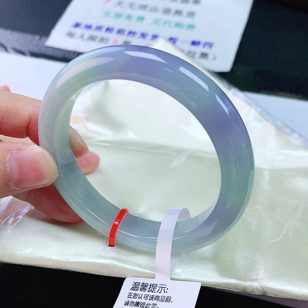 未镶嵌手镯翡翠52+圈