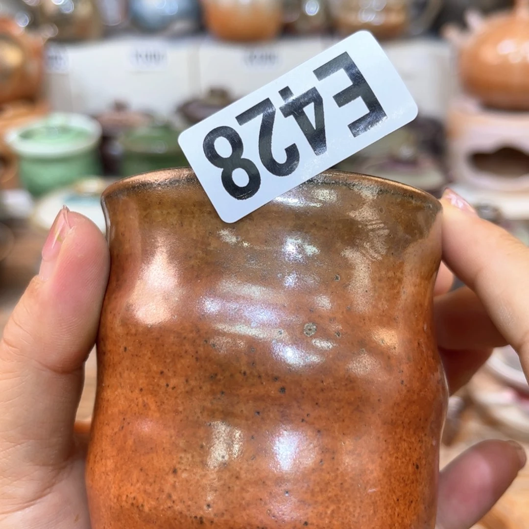 茶杯朱泥陶瓷艺术