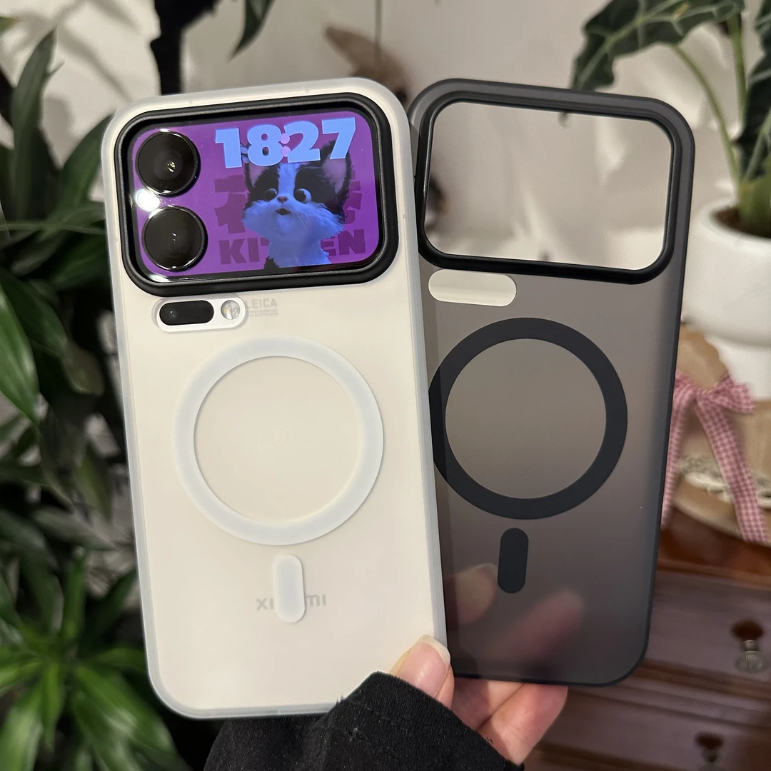 适用小米17promax手机壳新款15ultra雾面磁吸14pro简约男女硬壳