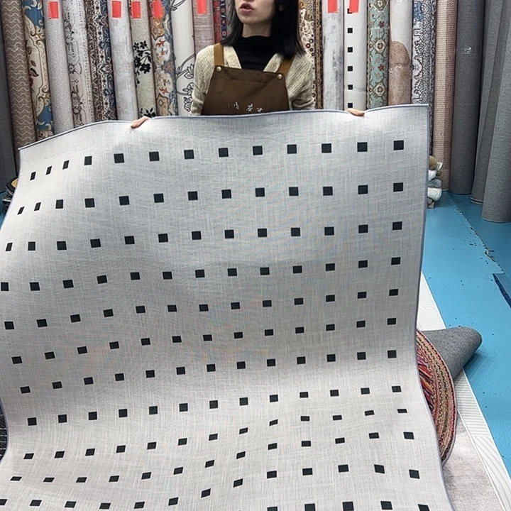 混纺140×200误差正负1-3厘米棉布底亚麻编织微瑕特价