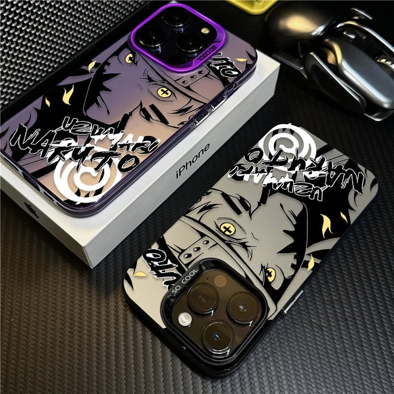 火影鸣人适用苹果16promax手机壳iPhone15创意14保护套17新款动漫