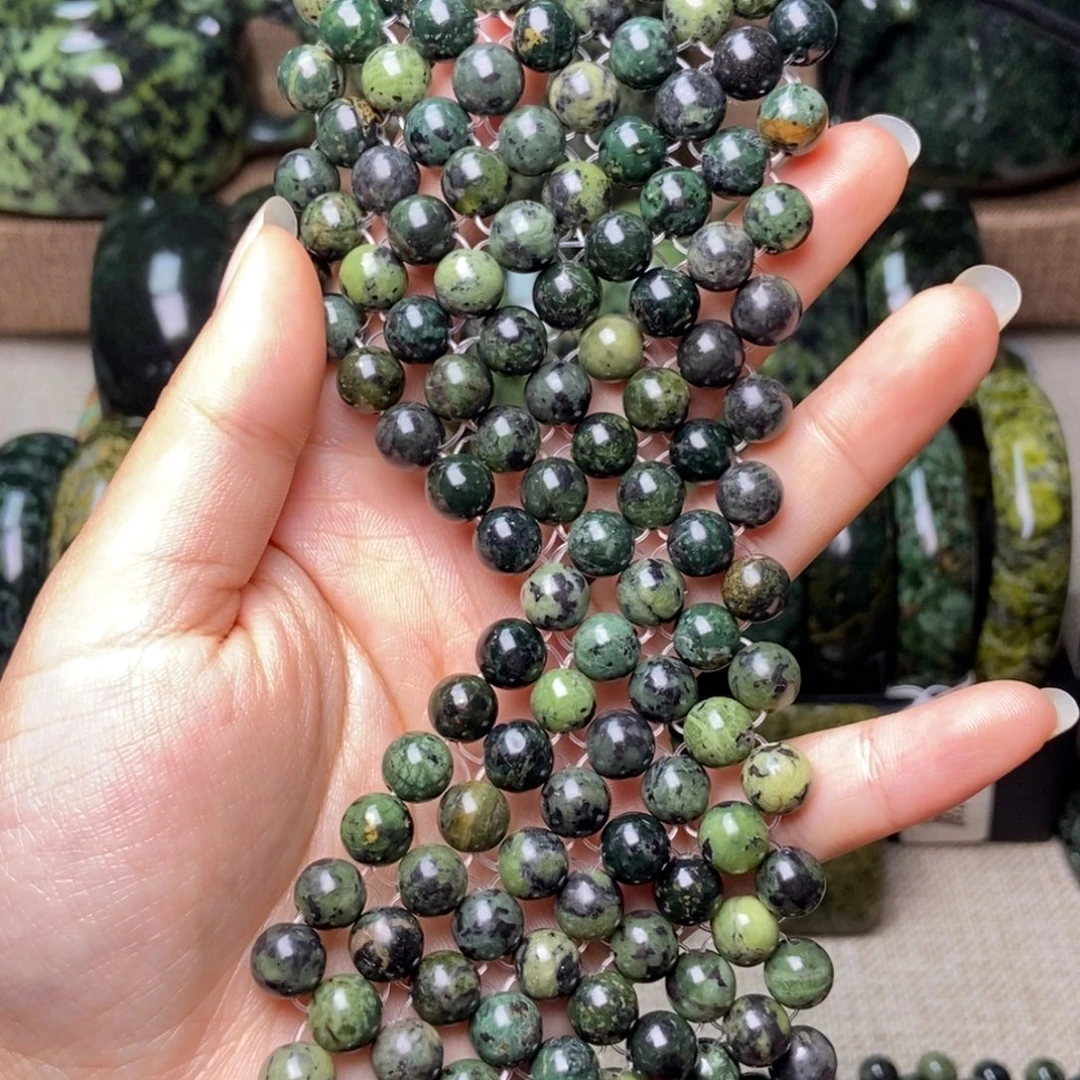 蛇纹石玉未镶嵌药王石眼罩