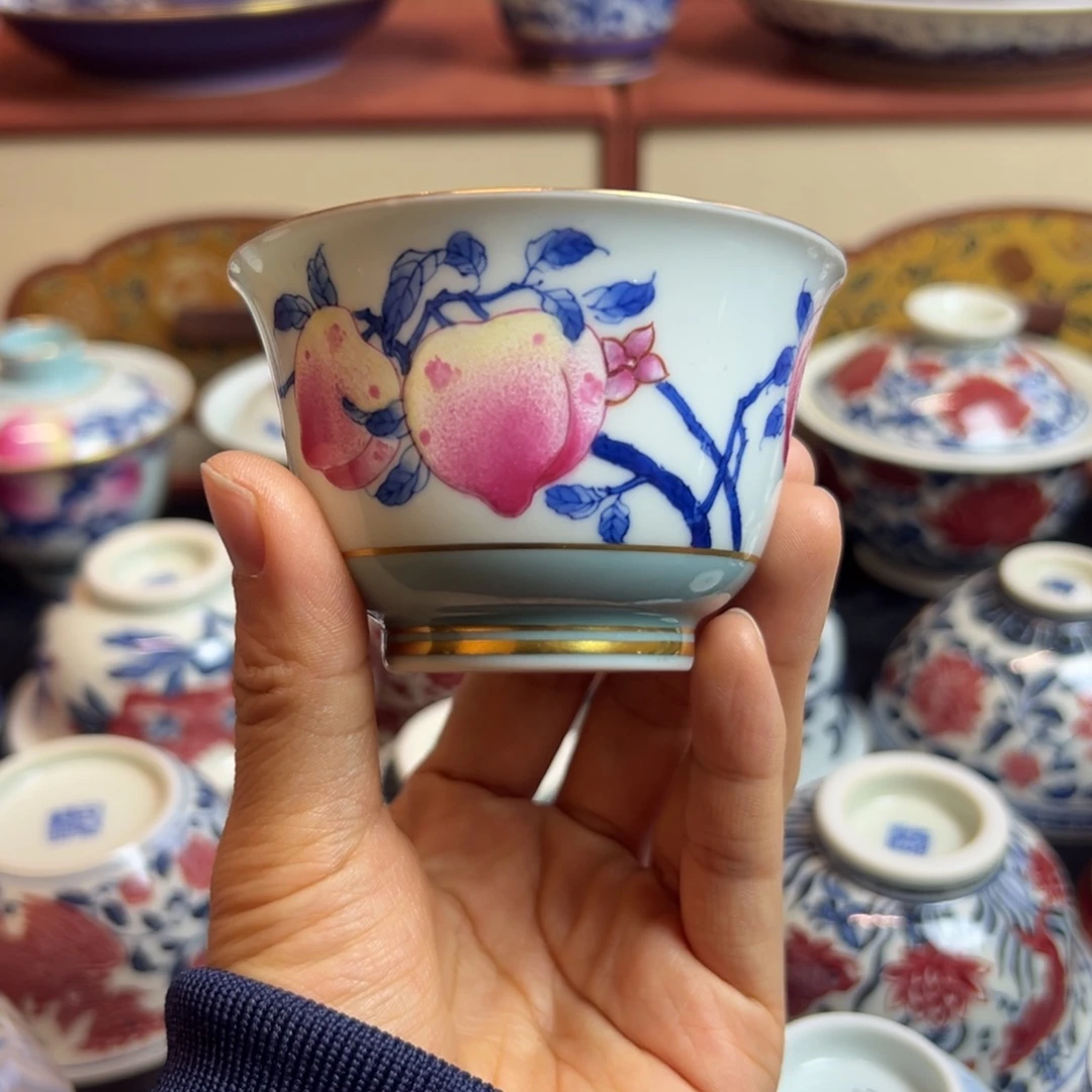 一如山房 五桃圆融杯