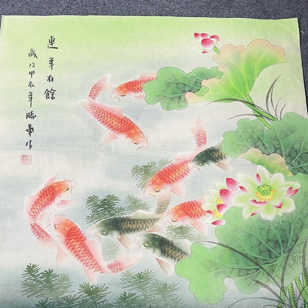 国画事事顺心如意万事如意