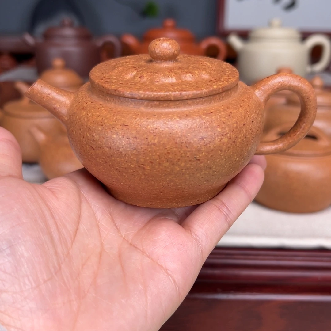 紫砂茶壶梨皮黄的160