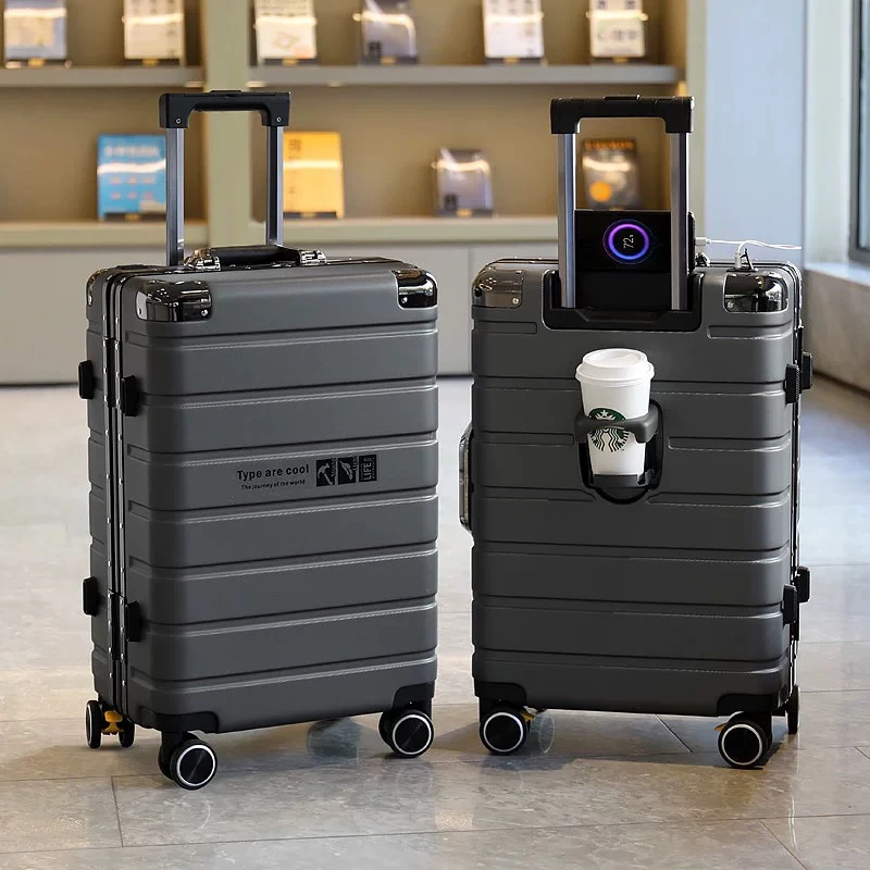 行李箱24学生20防水大容量新款户外黑色登机箱十大品牌拉杆箱爆款