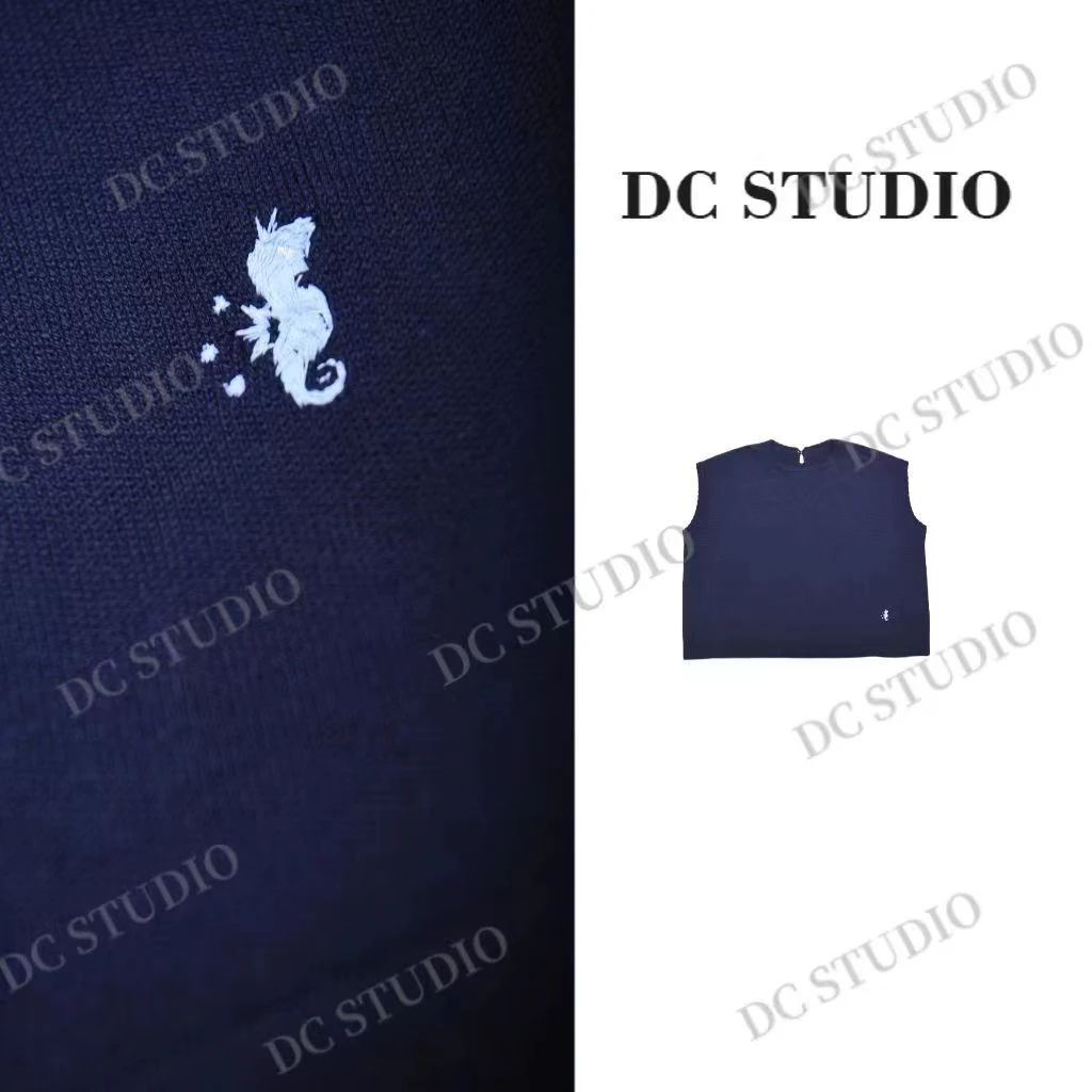 DC STUDIO【柏嘉】2025夏季新款轻奢高品质显瘦休闲百搭针织衫