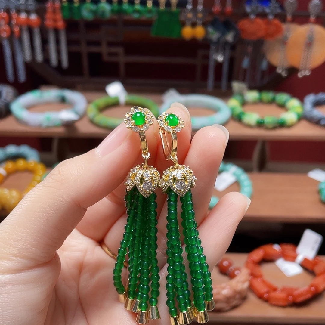 翡翠未镶嵌手链饰品