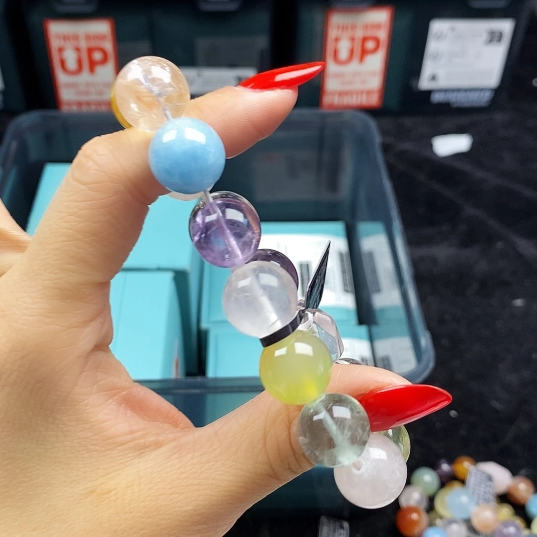 水晶手链银S925镶嵌