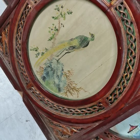 山***司香榧木老木雕花版一片