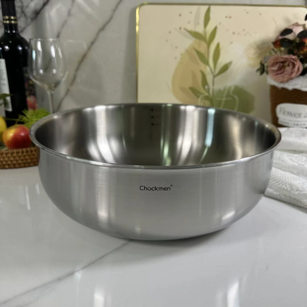 L032  Chockmen不锈钢烘焙料理盆  30*11CM  整盆重约1.85KG