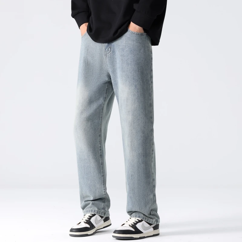 男士长裤 爆款牛仔宽松长裤