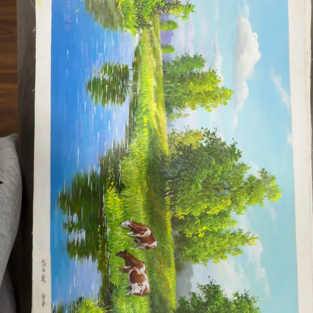 油画加油加油加油努力加油