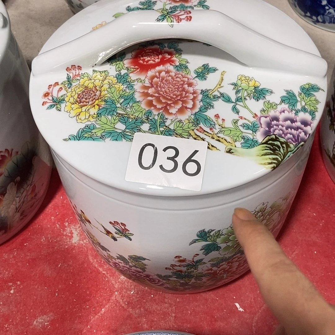近***黑瓷片景德镇陶瓷罐036