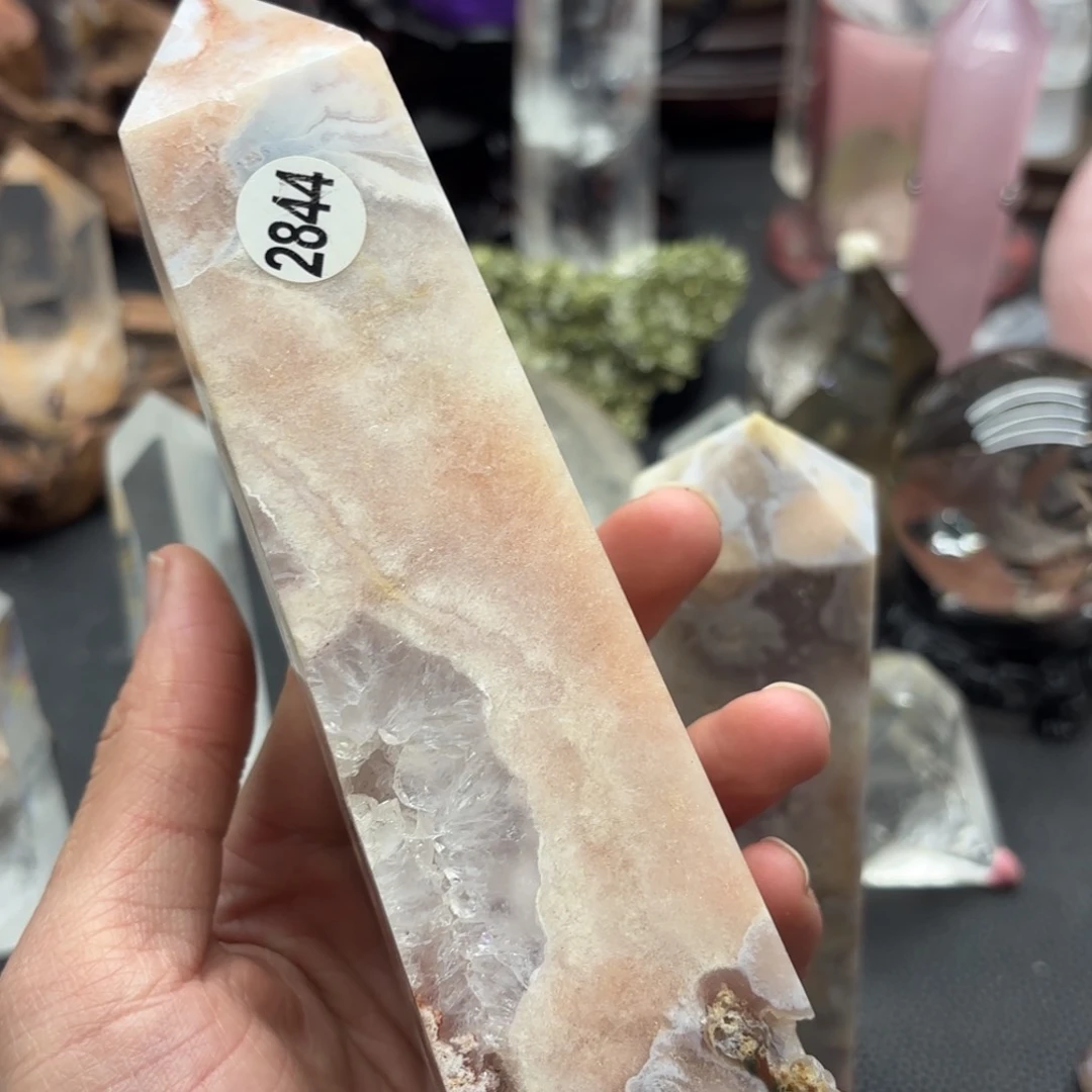 水晶摆件未镶嵌心****镜摆件