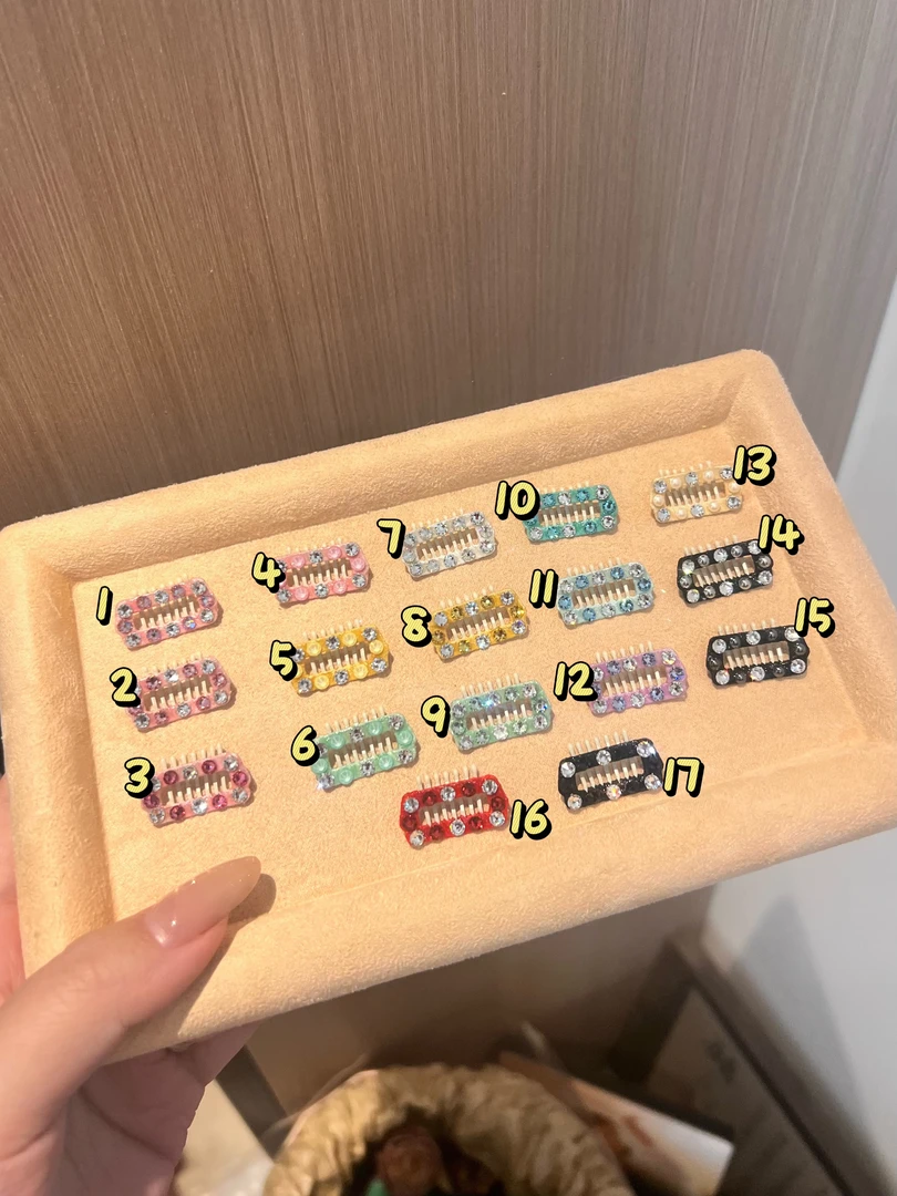 Butter｜全华基础满钻2.0纯手工堆钻宠物发夹马尔济斯约克夏西施