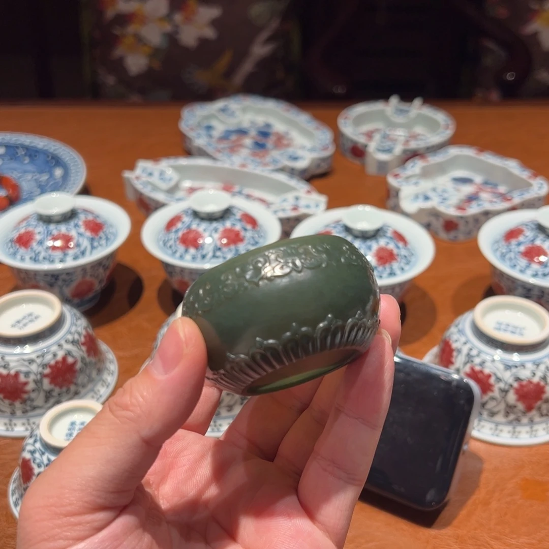 实****生和田玉碧玉主人杯啊