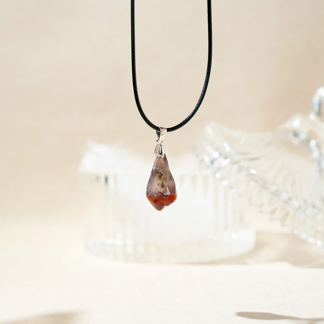 【珊珊】极光23水晶荆棘玫瑰原石吊坠全能水晶多样性发其一