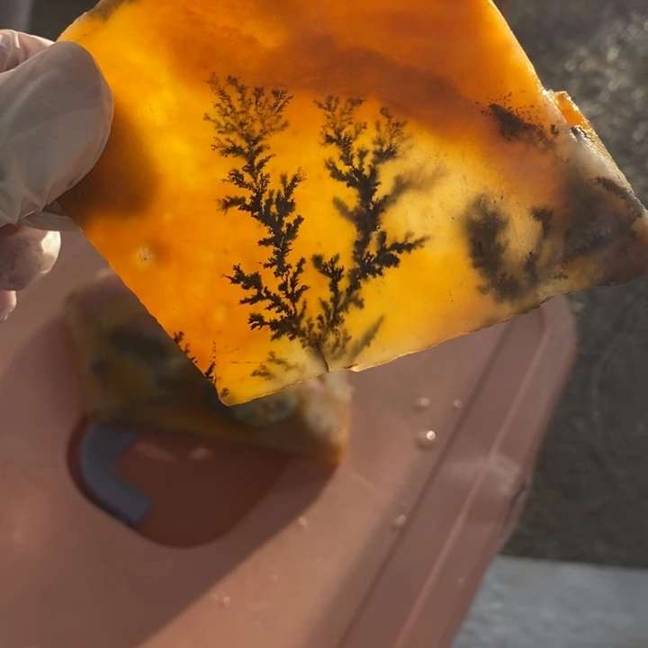 石英质玉（黄龙玉）未镶嵌挂件