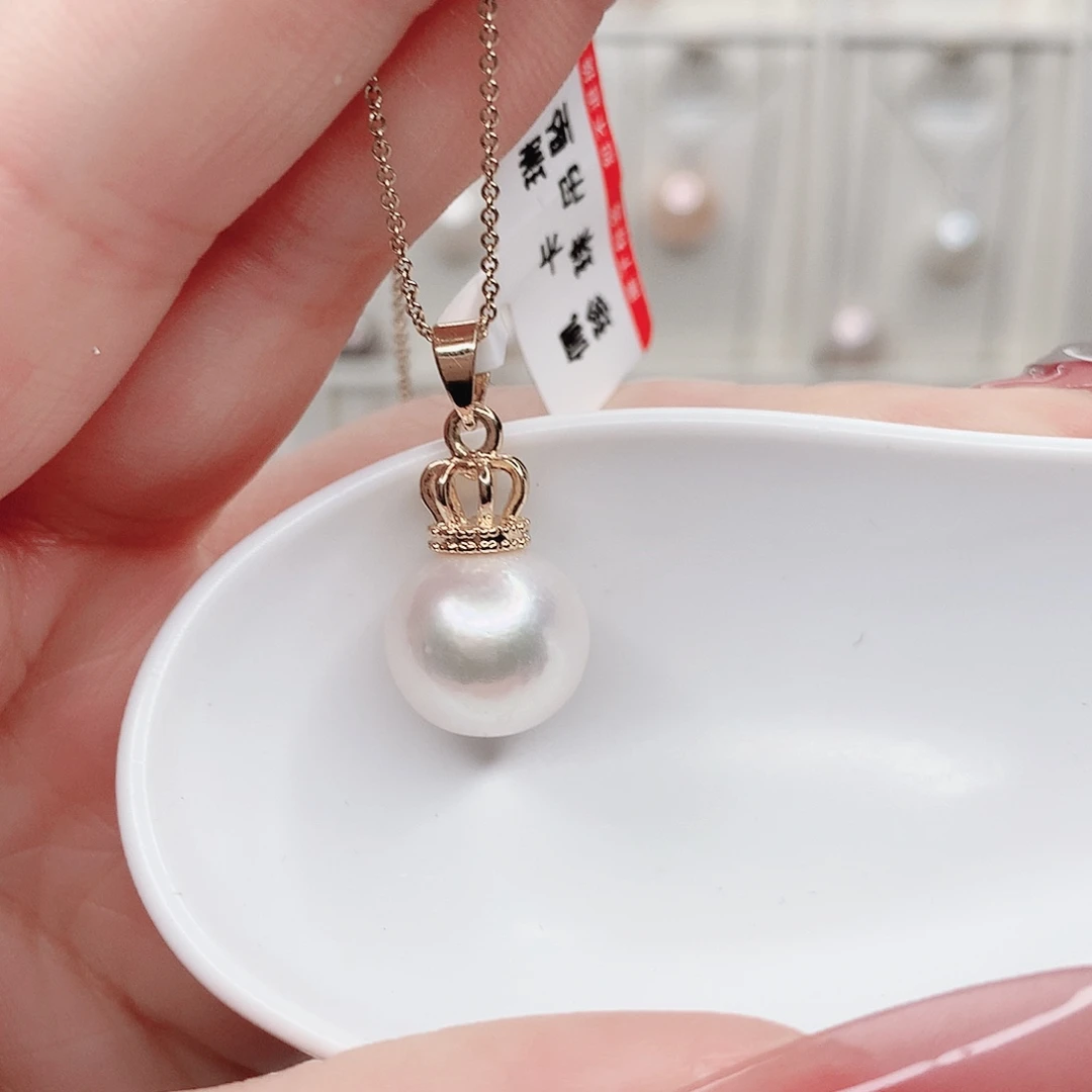 合金淡水珍珠吊坠(赠链)