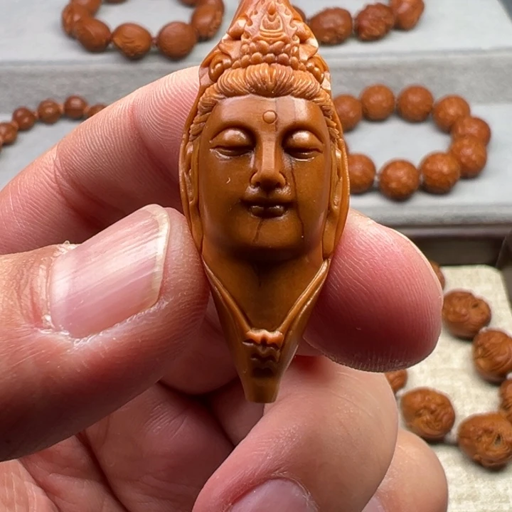 手串橄榄核橄榄核雕工艺制作
