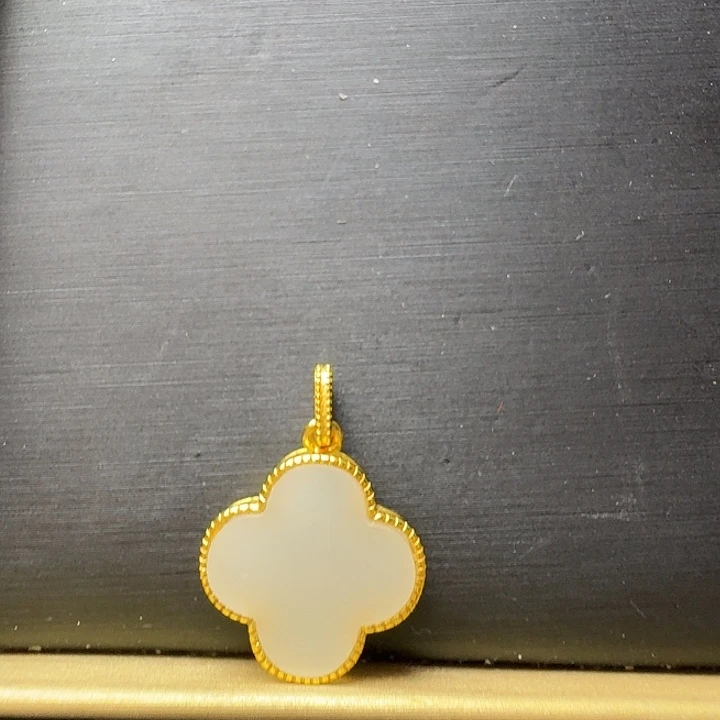 和田玉银S925镶嵌颈饰