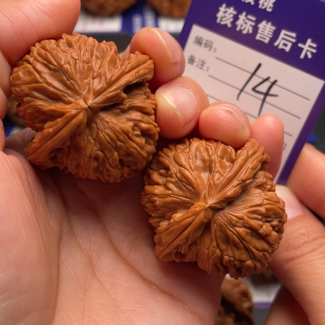 把件文玩核桃白狮子41尺