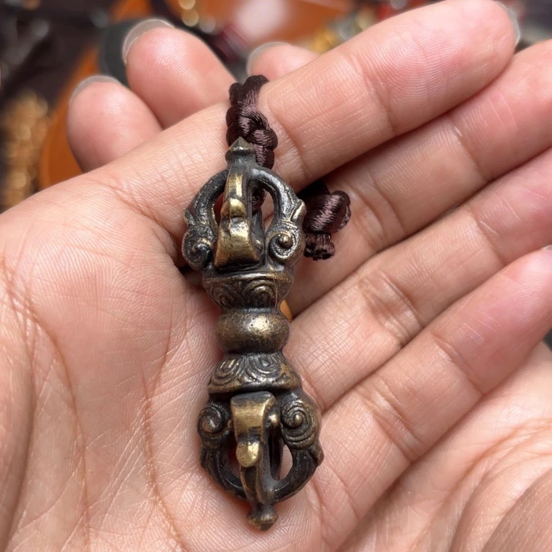 铜星月菩提项链吊坠