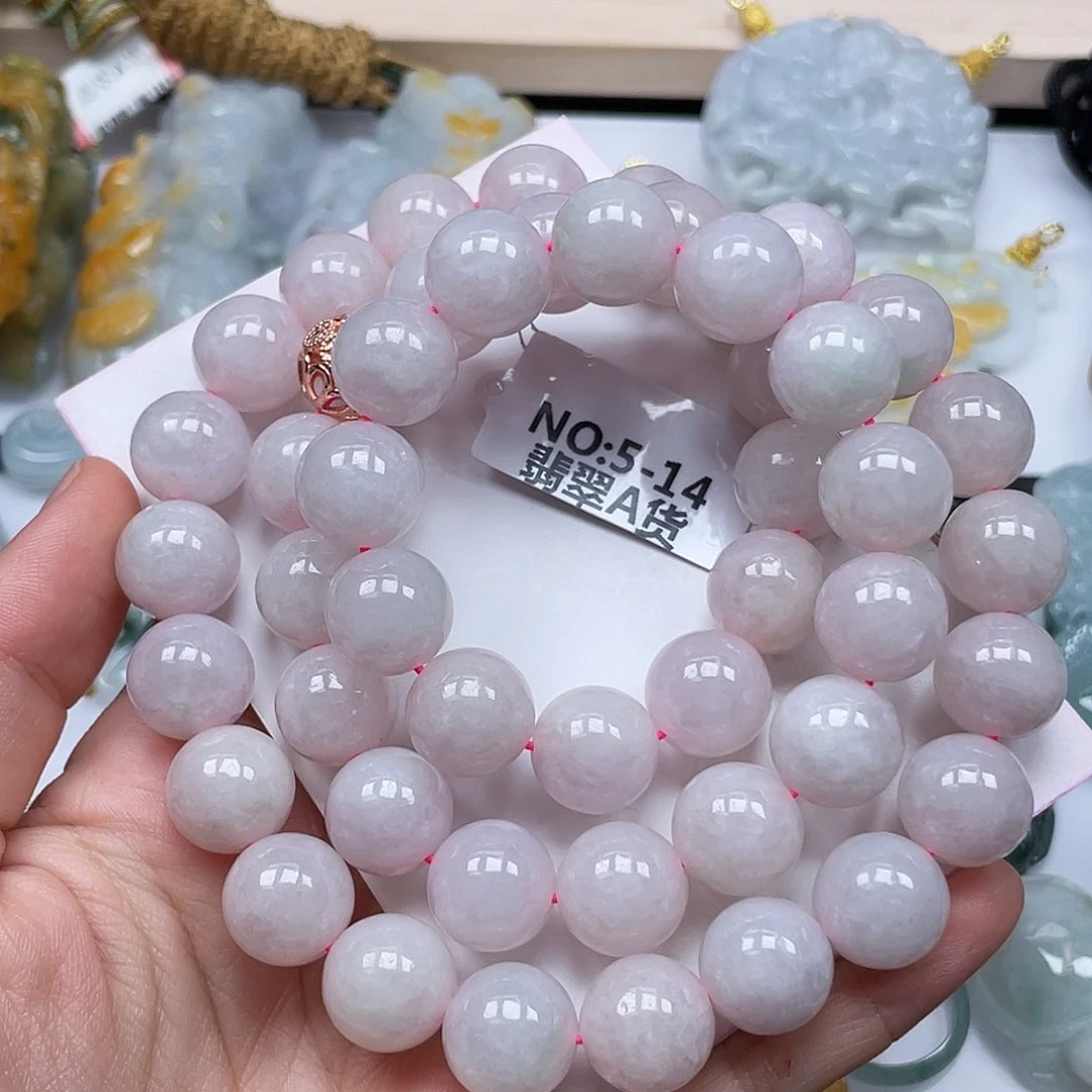 翡翠未镶嵌颈饰卡13mm