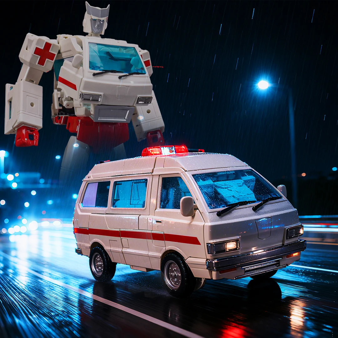 变形玩具男孩救护车钢铁卫士汽车机器人金刚铁皮手办成品模型玩具