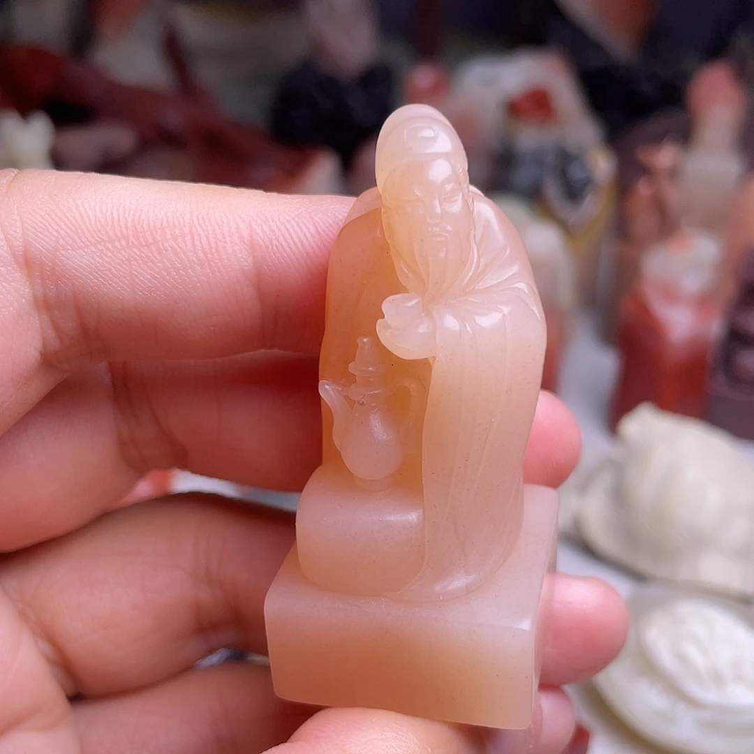 老挝石李白印章作品