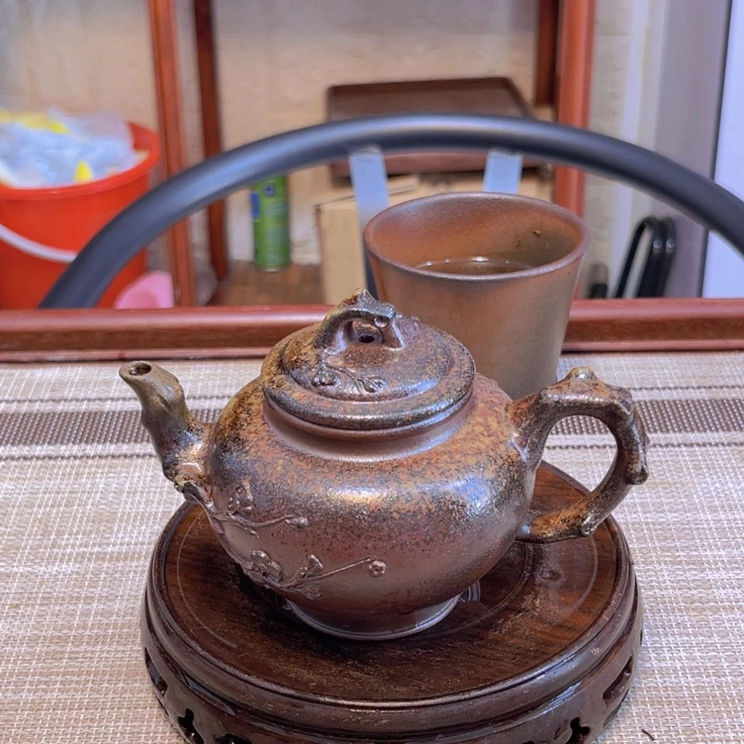 茶壶紫砂宜兴紫砂底槽清柴烧200cc
