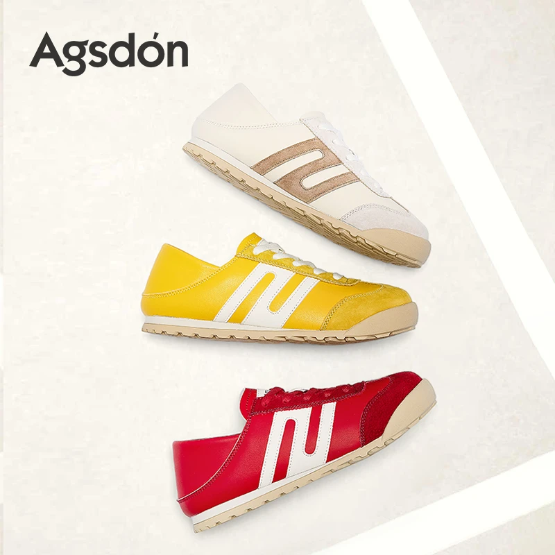 /奥古狮登厚底德训鞋女2025新款夏季芭蕾阿甘女鞋两穿运动板鞋子Q