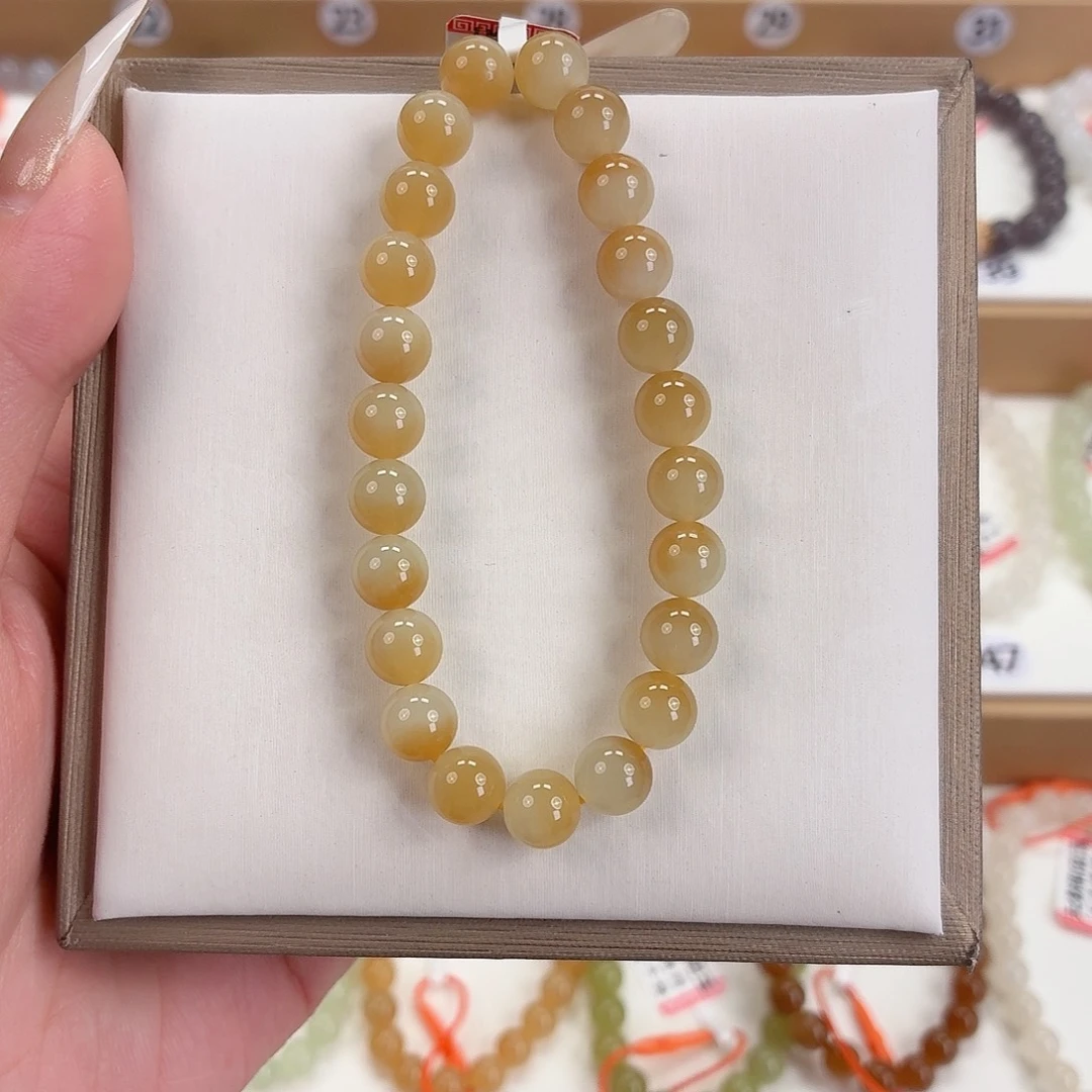 铭***7未镶嵌手链和田玉