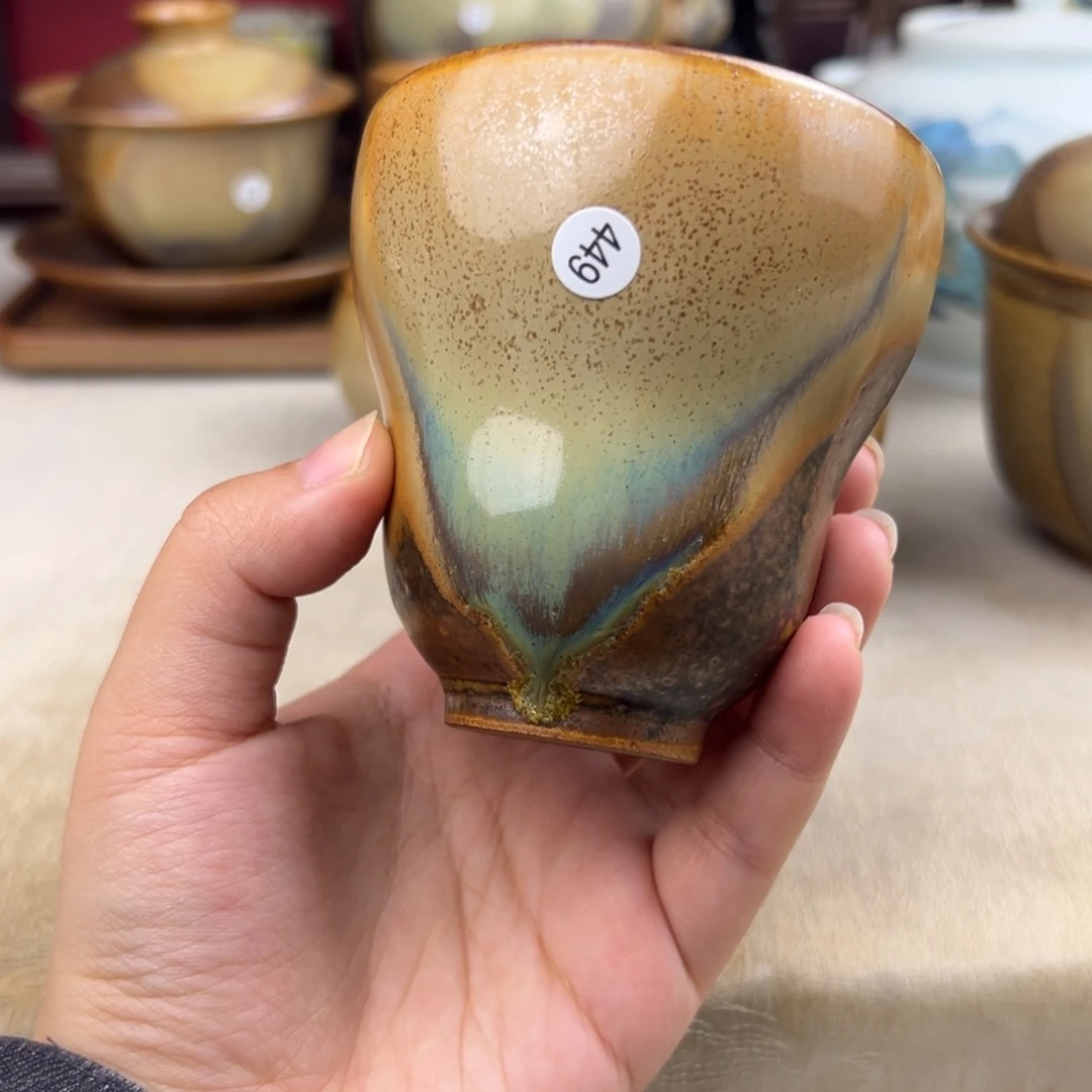 杯纯手工柴烧主人杯