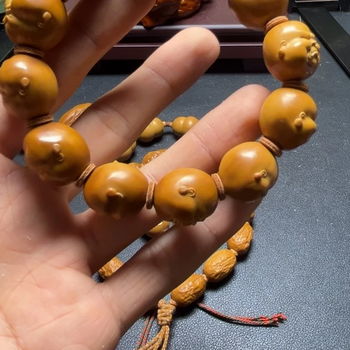 橄榄核手串/手链橄榄核雕百态