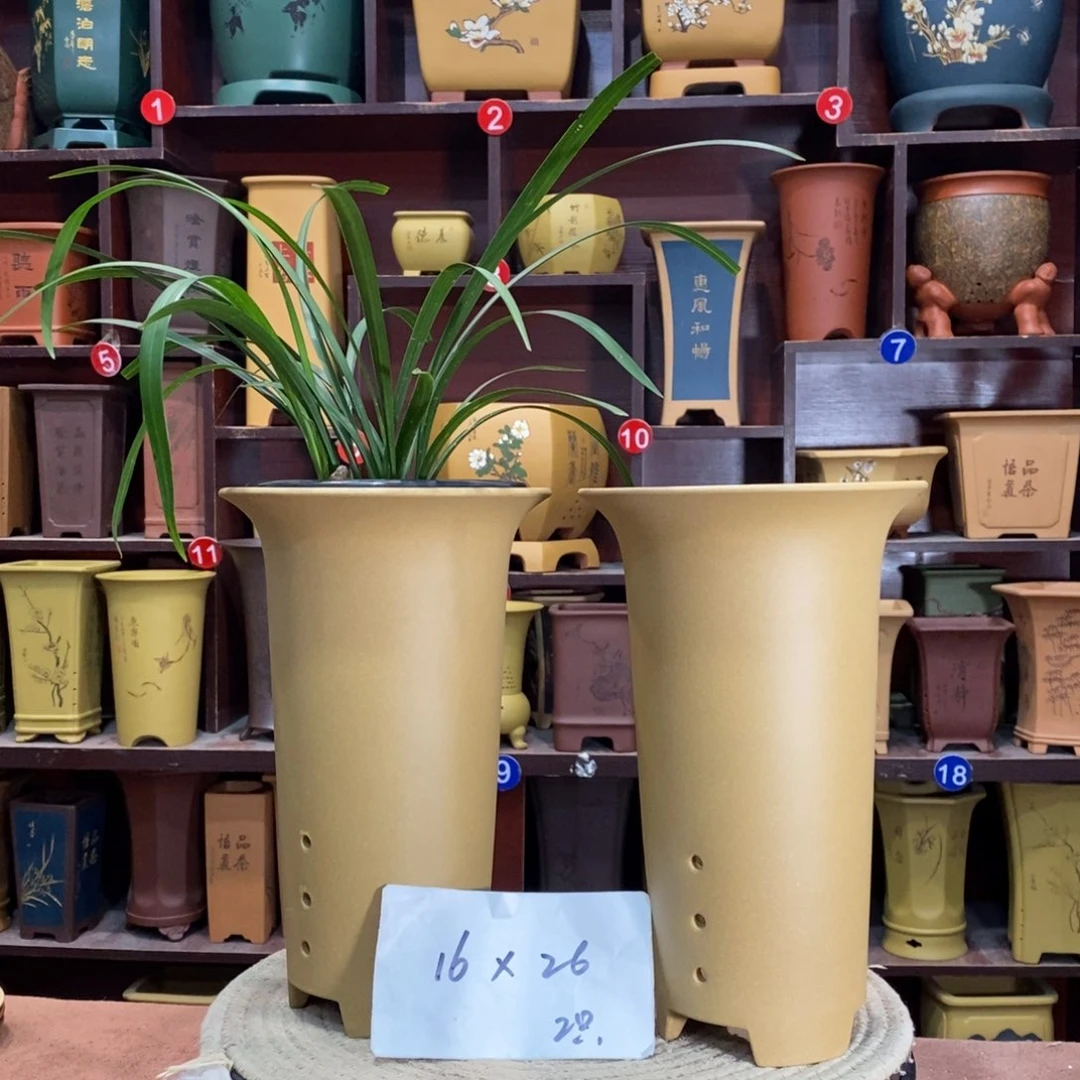 紫砂艺术紫砂花盆