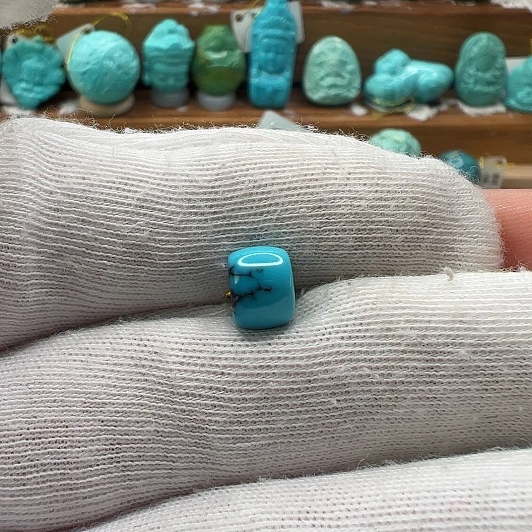 绿松石直切珠 未镶嵌