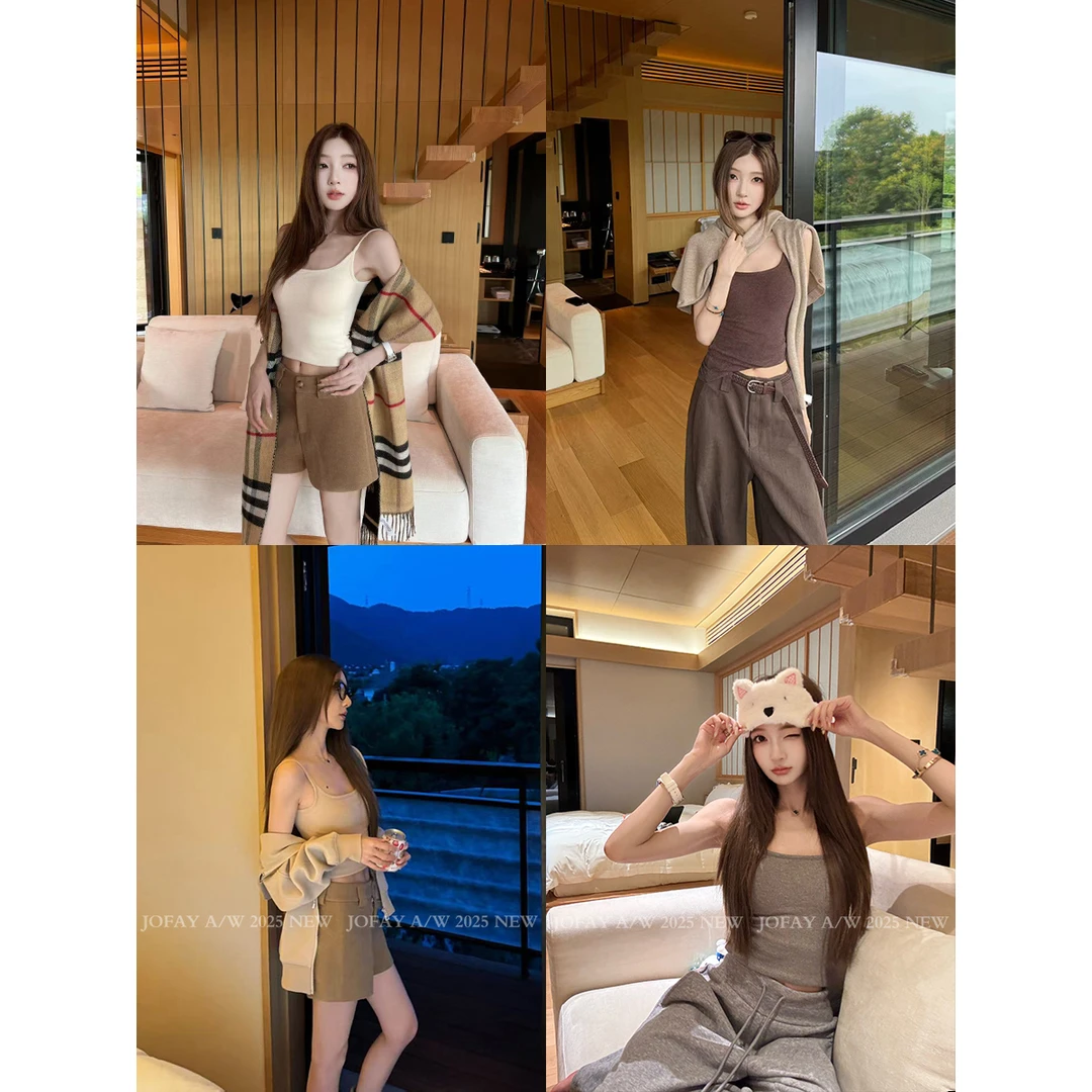 【CHASINGLIGHT】磨毛吊带 C1635