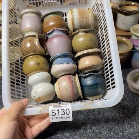 紫砂花盆微瑕130口径3.5左右