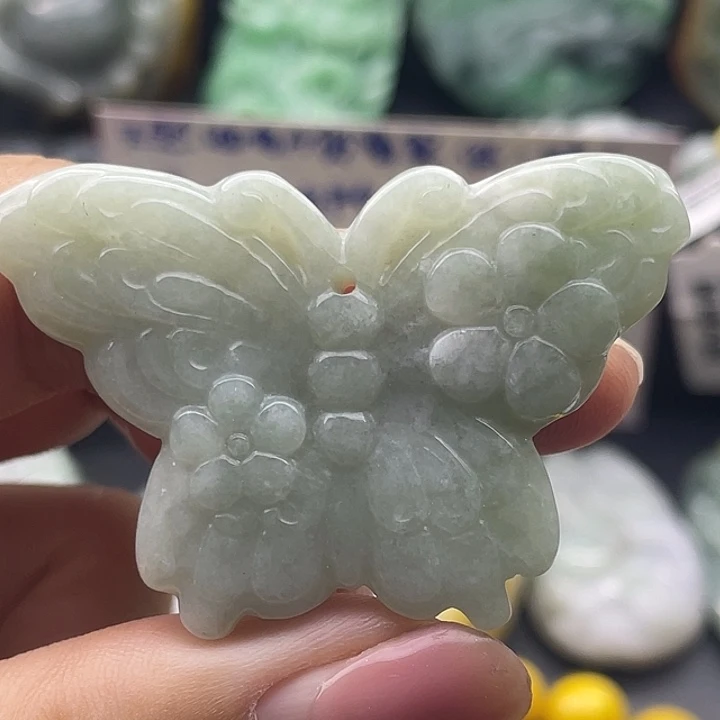 翡翠未镶嵌颈饰天然翡翠
