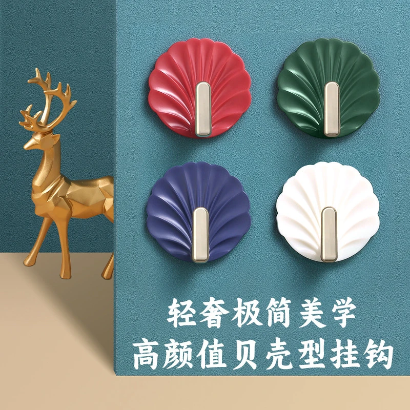 挂钩粘胶强力承重免打孔粘贴墙壁墙上浴室卫生间厨房透明无痕粘钩