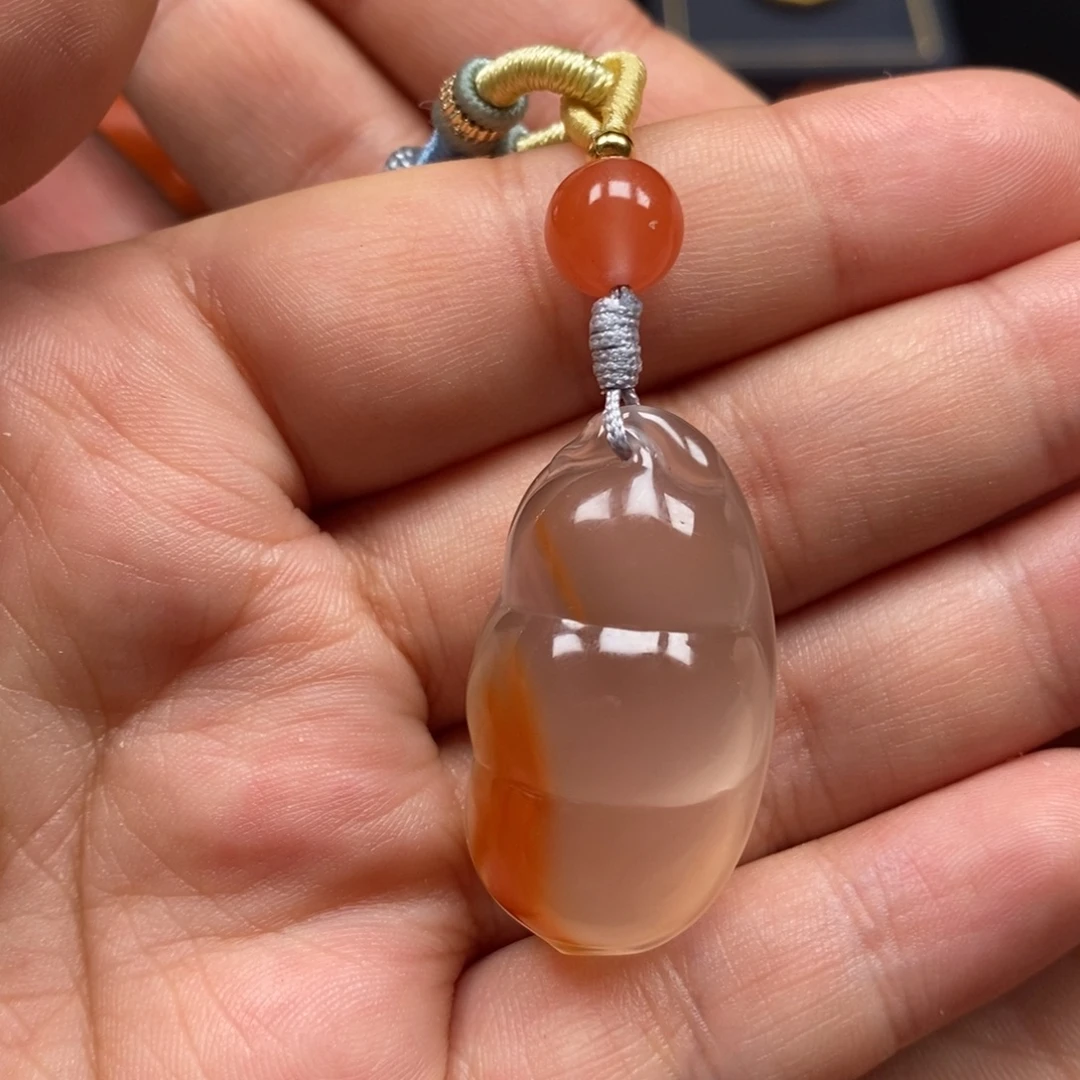 南红玛瑙未镶嵌吊坠(不含链)