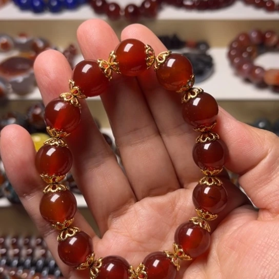 玛瑙/玉髓未镶嵌手链