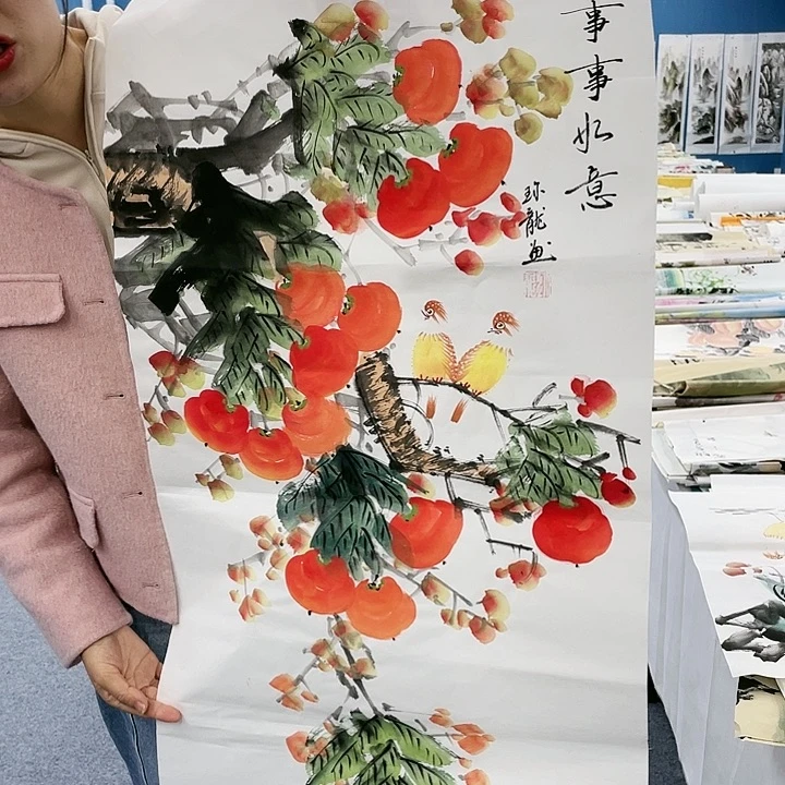 国画纯手绘国画作品