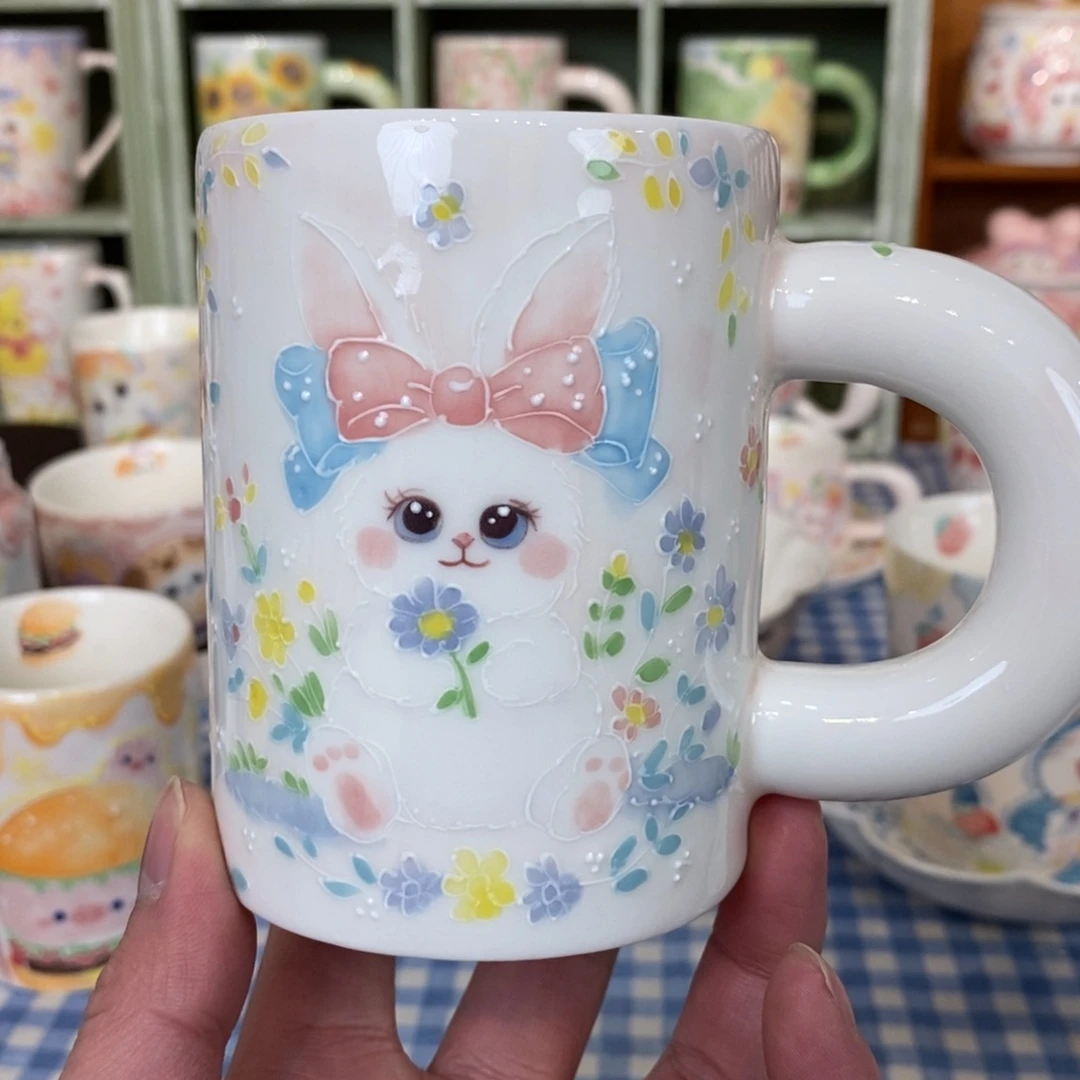 瓷片丶****猫兔子马克杯福利