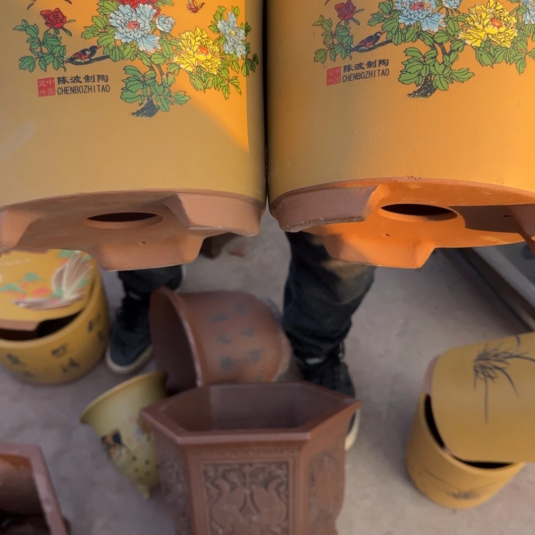 紫砂花盆口径17.13口径