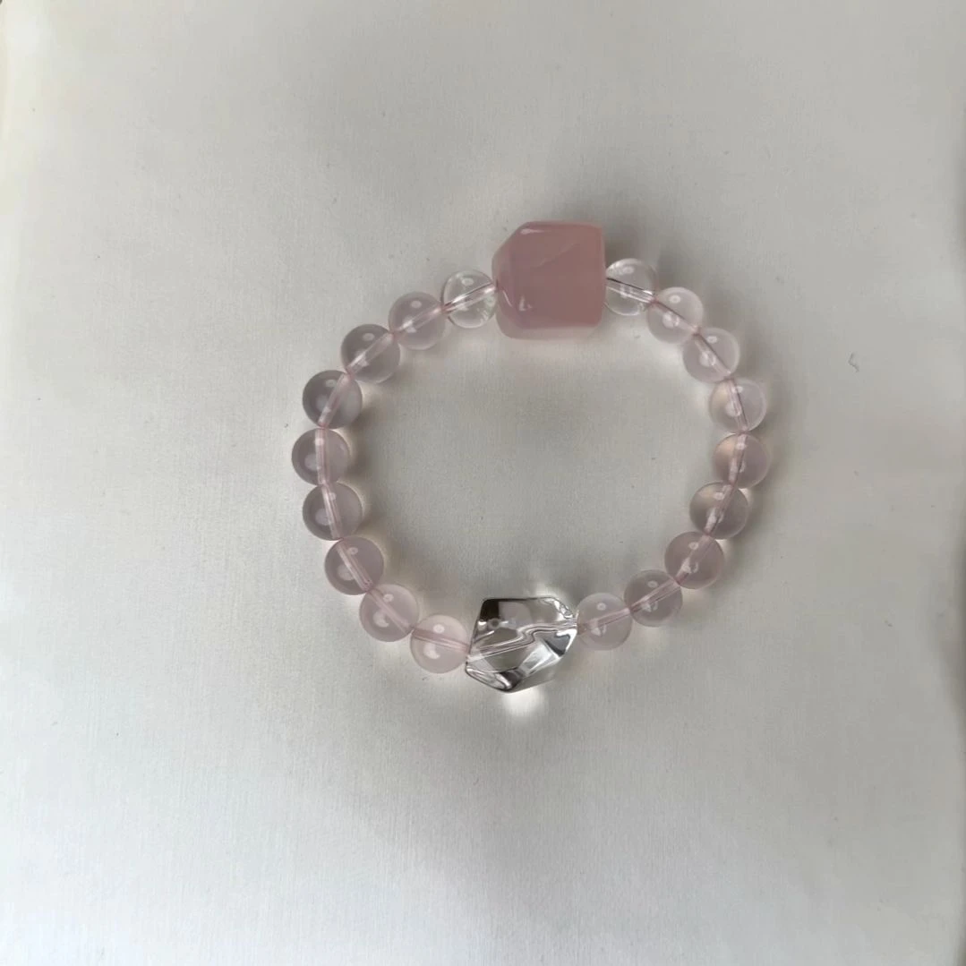 水晶手链未镶嵌小**干设计款