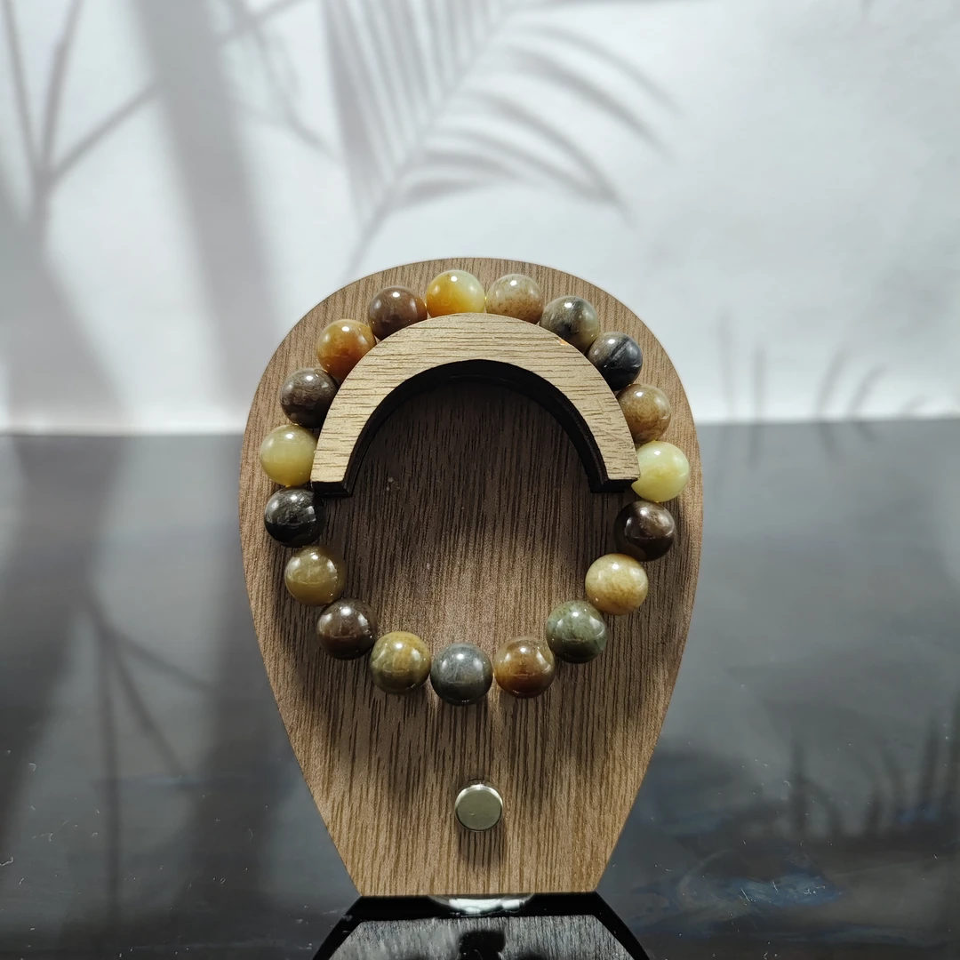 N和田玉多宝圆珠手串（卡10）3024